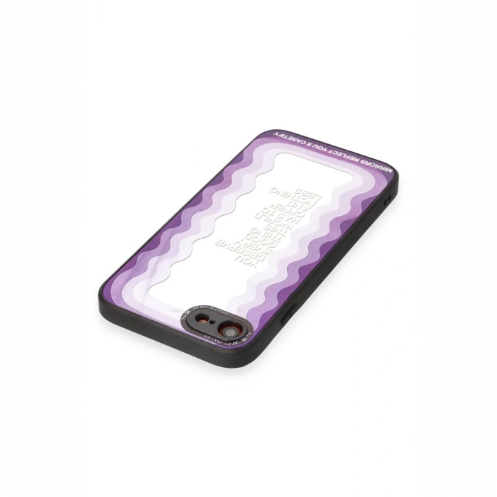 Newface iPhone 7 Kılıf Mirror Desenli Kapak