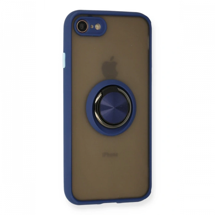 Newface iPhone 7 Kılıf Montreal Yüzüklü Silikon Kapak
