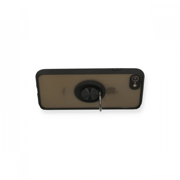Newface iPhone 7 Kılıf Montreal Yüzüklü Silikon Kapak