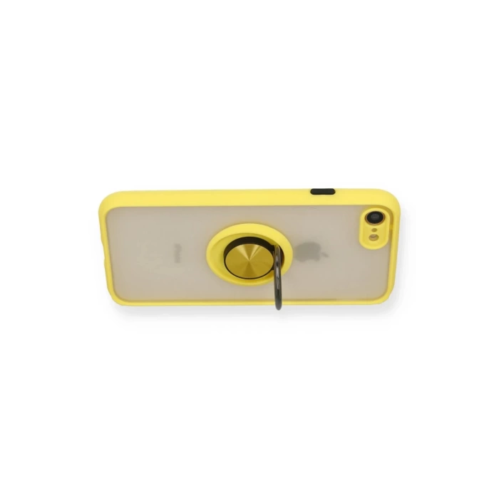 Newface iPhone 7 Kılıf Montreal Yüzüklü Silikon Kapak