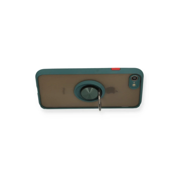 Newface iPhone 7 Kılıf Montreal Yüzüklü Silikon Kapak