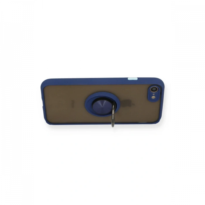 Newface iPhone 7 Kılıf Montreal Yüzüklü Silikon Kapak