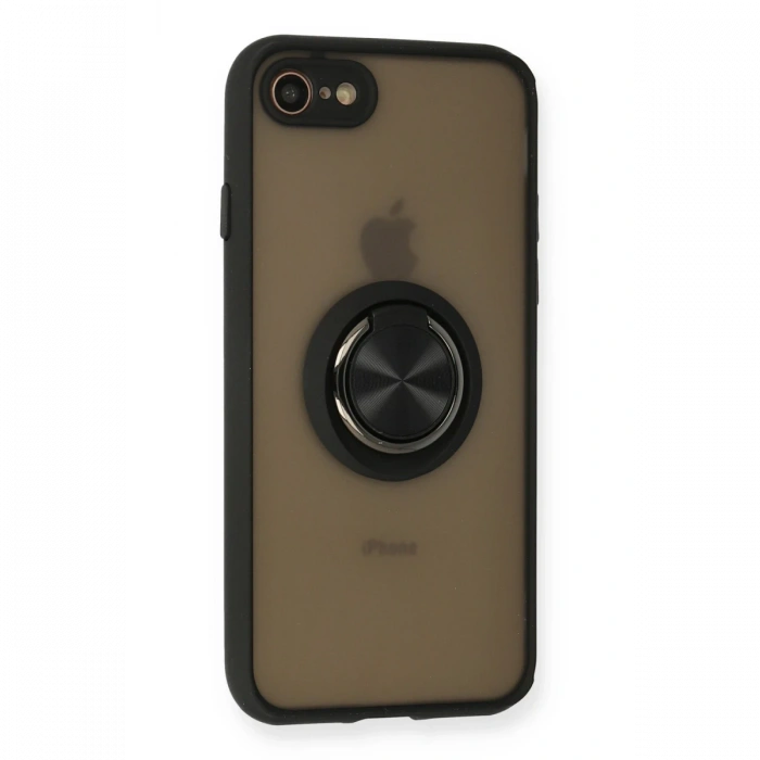 Newface iPhone 7 Kılıf Montreal Yüzüklü Silikon Kapak
