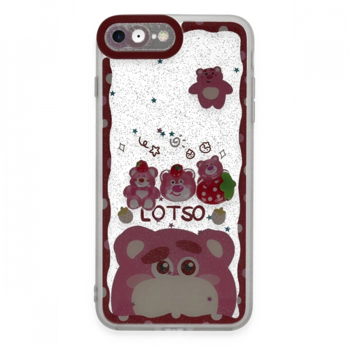 Newface iPhone 7 Kılıf Sweet Desenli Silikon Kapak