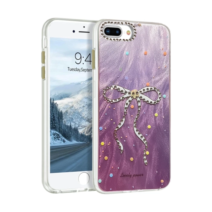 Newface iPhone 7 Plus Kılıf Blade Aynalı Desenli Kapak