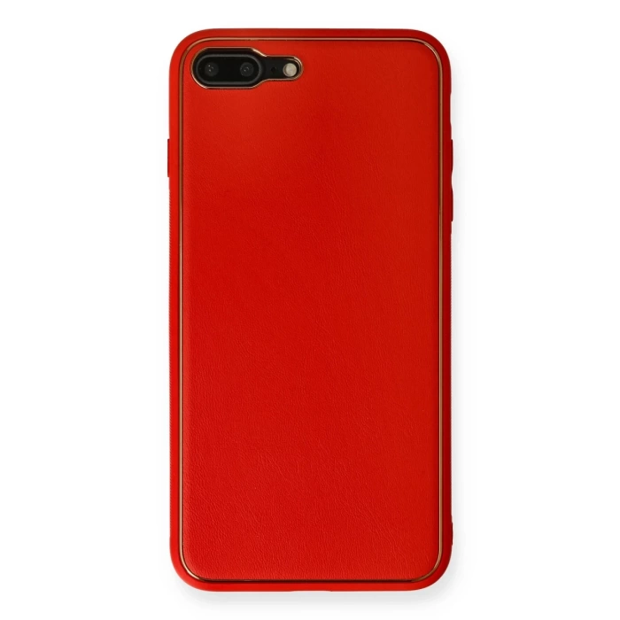Newface iPhone 7 Plus Kılıf Coco Deri Silikon Kapak