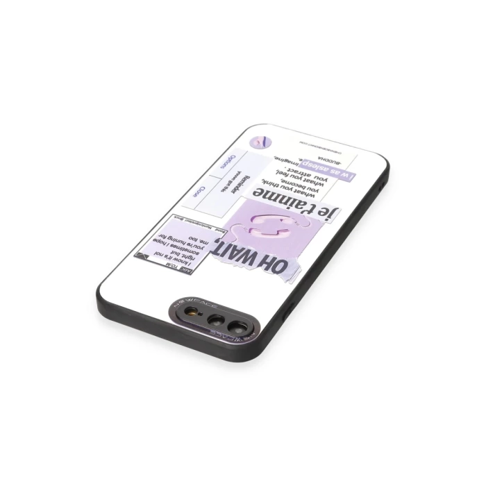 Newface iPhone 7 Plus Kılıf Mirror Desenli Kapak