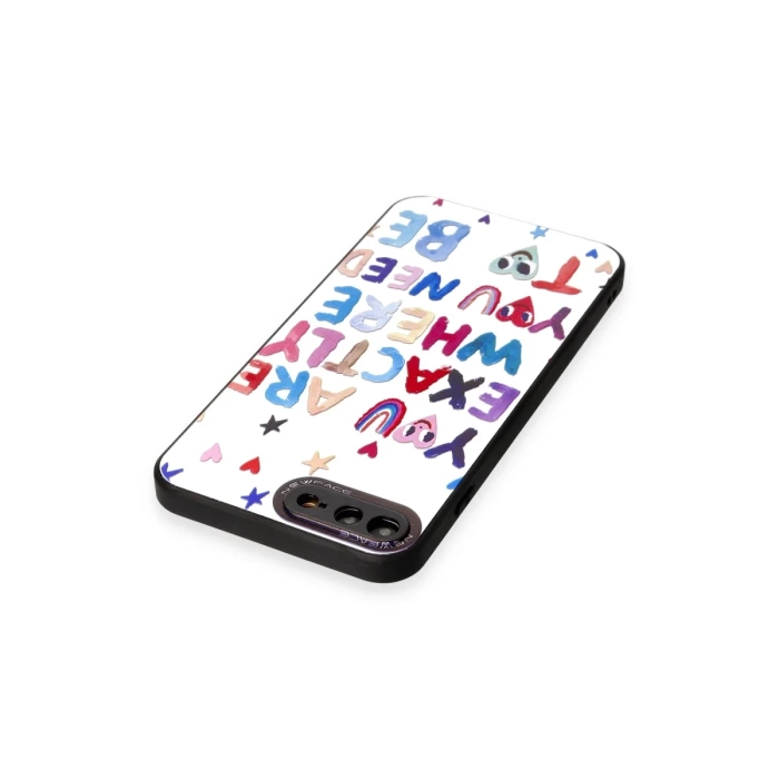 Newface iPhone 7 Plus Kılıf Mirror Desenli Kapak