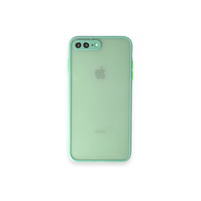 Newface iPhone 7 Plus Kılıf Montreal Silikon Kapak - Turkuaz
