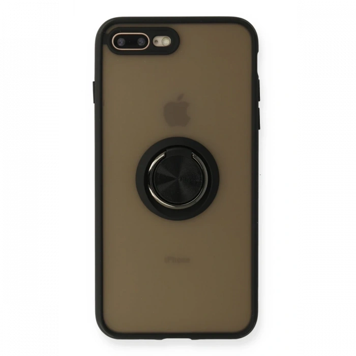 Newface iPhone 7 Plus Kılıf Montreal Yüzüklü Silikon Kapak