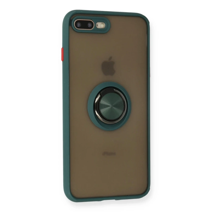 Newface iPhone 7 Plus Kılıf Montreal Yüzüklü Silikon Kapak
