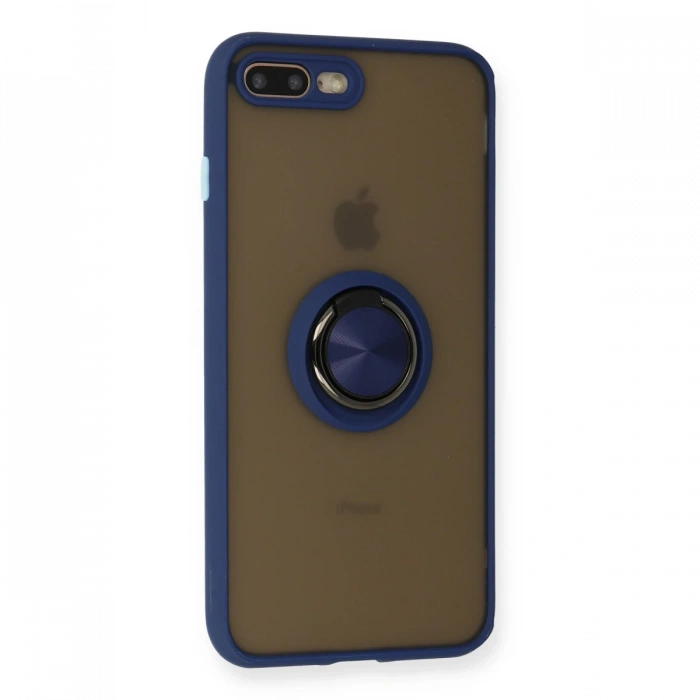 Newface iPhone 7 Plus Kılıf Montreal Yüzüklü Silikon Kapak