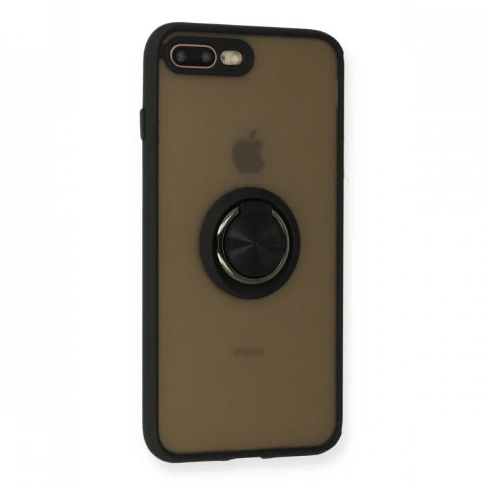 Newface iPhone 7 Plus Kılıf Montreal Yüzüklü Silikon Kapak