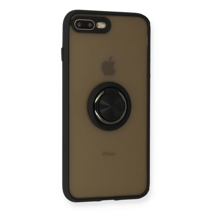 Newface iPhone 7 Plus Kılıf Montreal Yüzüklü Silikon Kapak