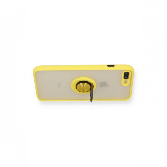 Newface iPhone 7 Plus Kılıf Montreal Yüzüklü Silikon Kapak