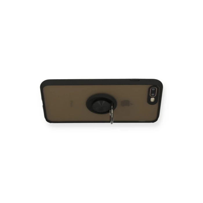 Newface iPhone 7 Plus Kılıf Montreal Yüzüklü Silikon Kapak
