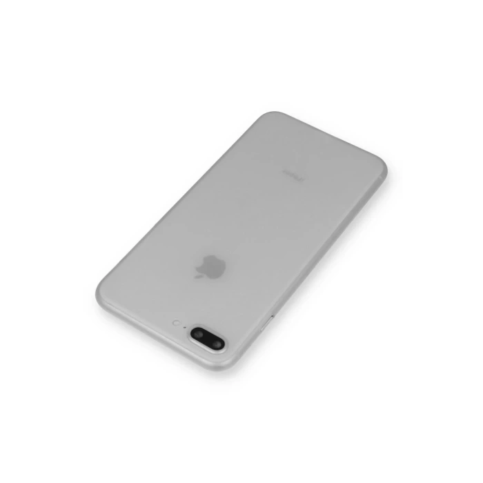 Newface iPhone 7 Plus Kılıf PP Ultra İnce Kapak - Beyaz