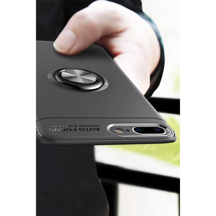 Newface iPhone 7 Plus Kılıf Range Yüzüklü Silikon