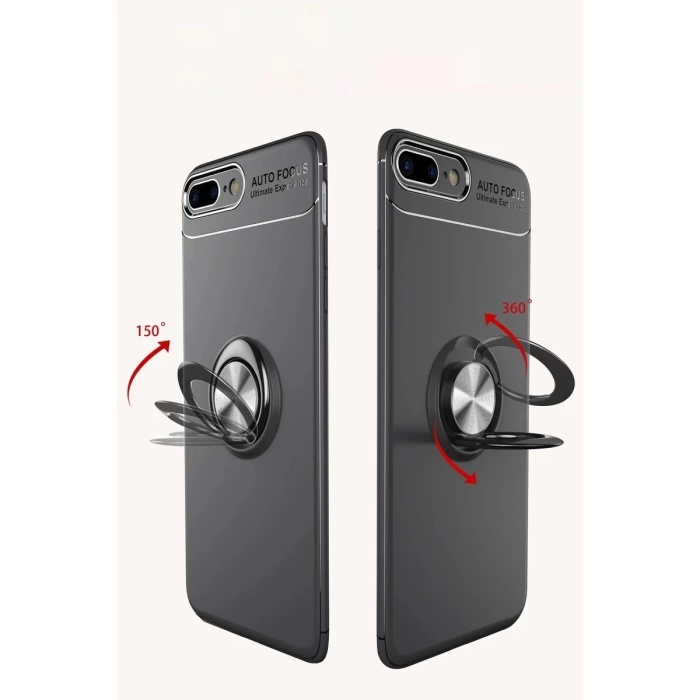 Newface iPhone 7 Plus Kılıf Range Yüzüklü Silikon