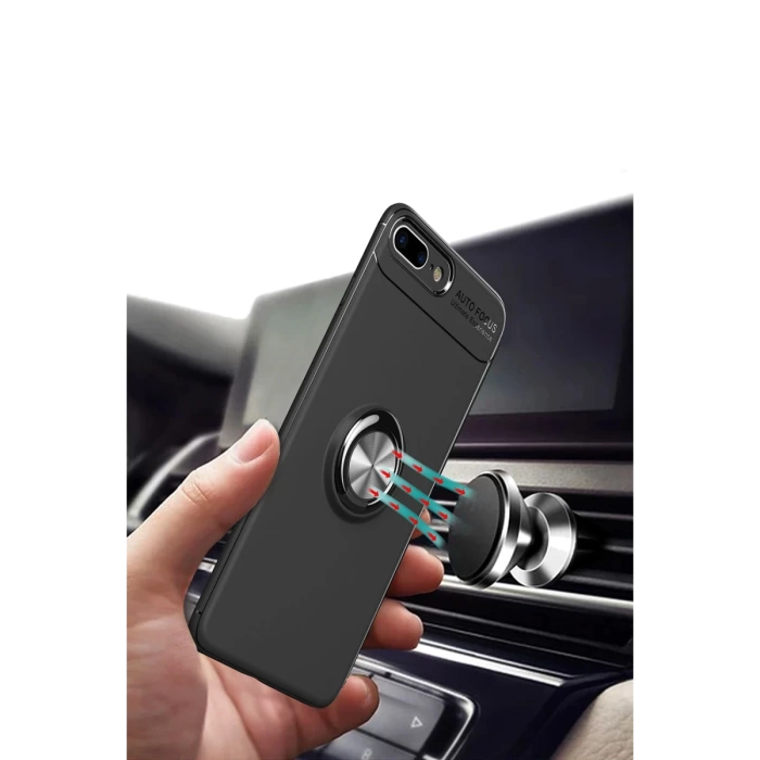 Newface iPhone 7 Plus Kılıf Range Yüzüklü Silikon
