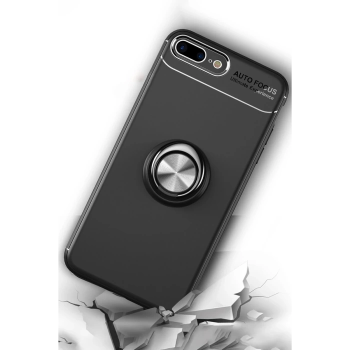 Newface iPhone 7 Plus Kılıf Range Yüzüklü Silikon