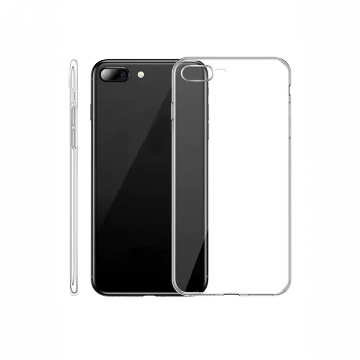 Newface iPhone 8 Plus Kılıf Lüx Şeffaf Silikon
