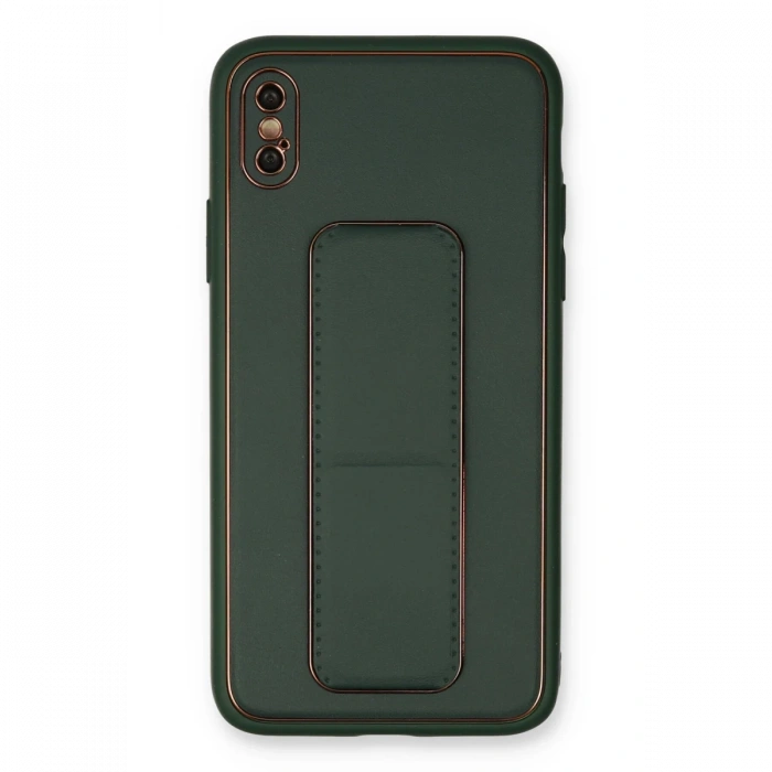 Newface iPhone X Kılıf Coco Deri Standlı Kapak