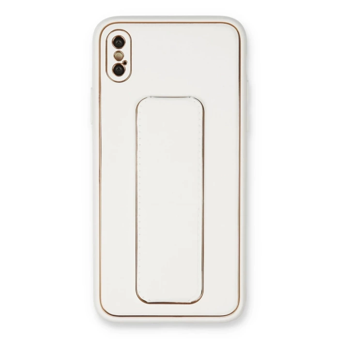 Newface iPhone X Kılıf Coco Deri Standlı Kapak