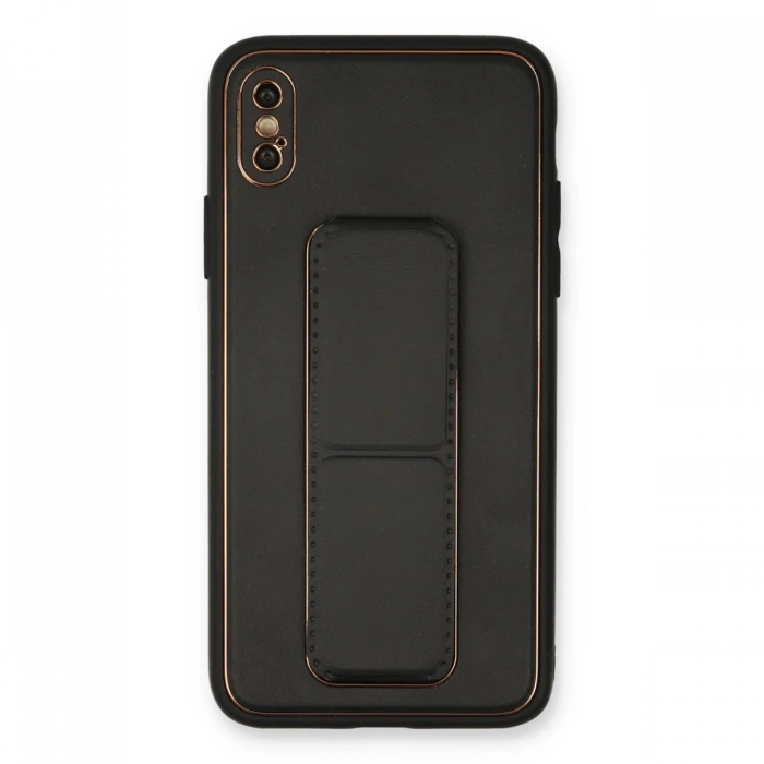 Newface iPhone X Kılıf Coco Deri Standlı Kapak