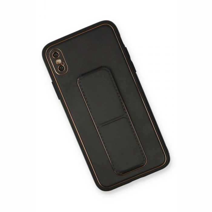 Newface iPhone X Kılıf Coco Deri Standlı Kapak