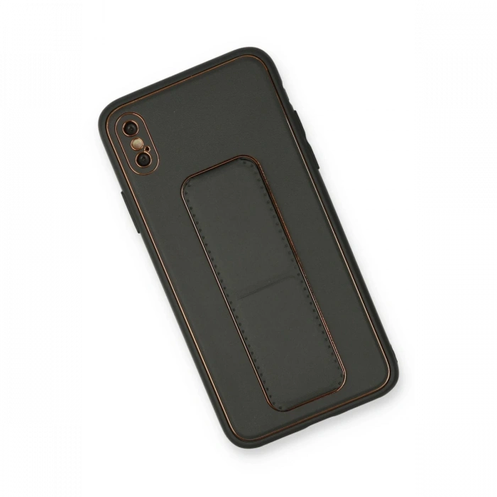 Newface iPhone X Kılıf Coco Deri Standlı Kapak