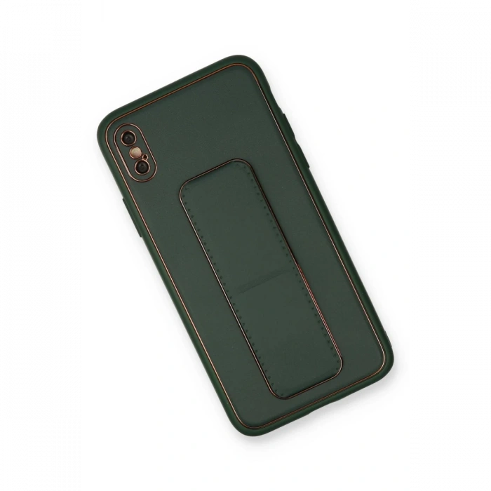Newface iPhone X Kılıf Coco Deri Standlı Kapak