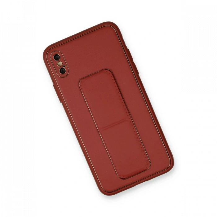 Newface iPhone X Kılıf Coco Deri Standlı Kapak
