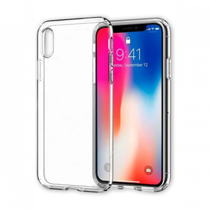 Newface iPhone X Kılıf Lüx Şeffaf Silikon