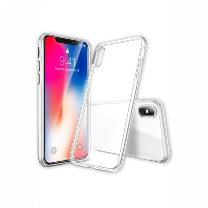 Newface iPhone X Kılıf Lüx Şeffaf Silikon