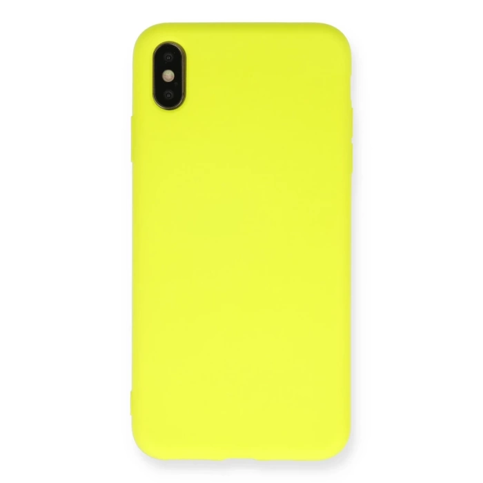 Newface iPhone X Kılıf Nano içi Kadife Silikon
