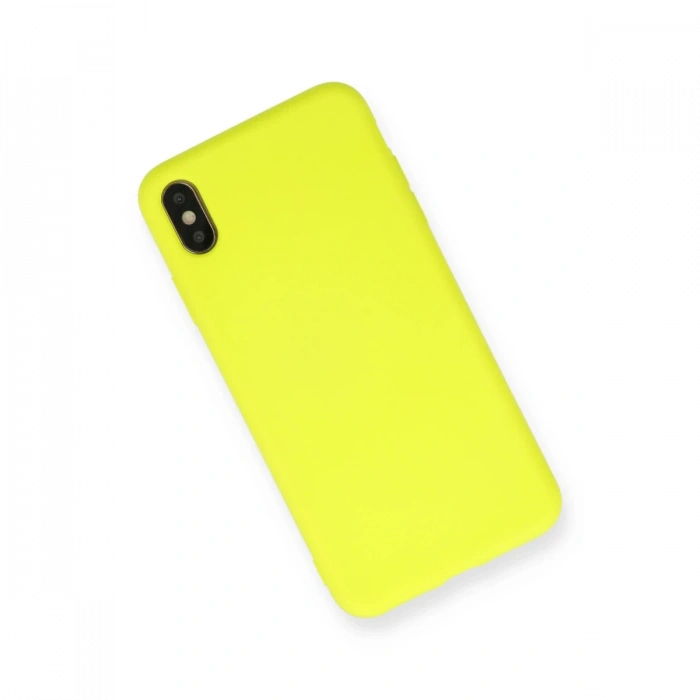 Newface iPhone X Kılıf Nano içi Kadife Silikon