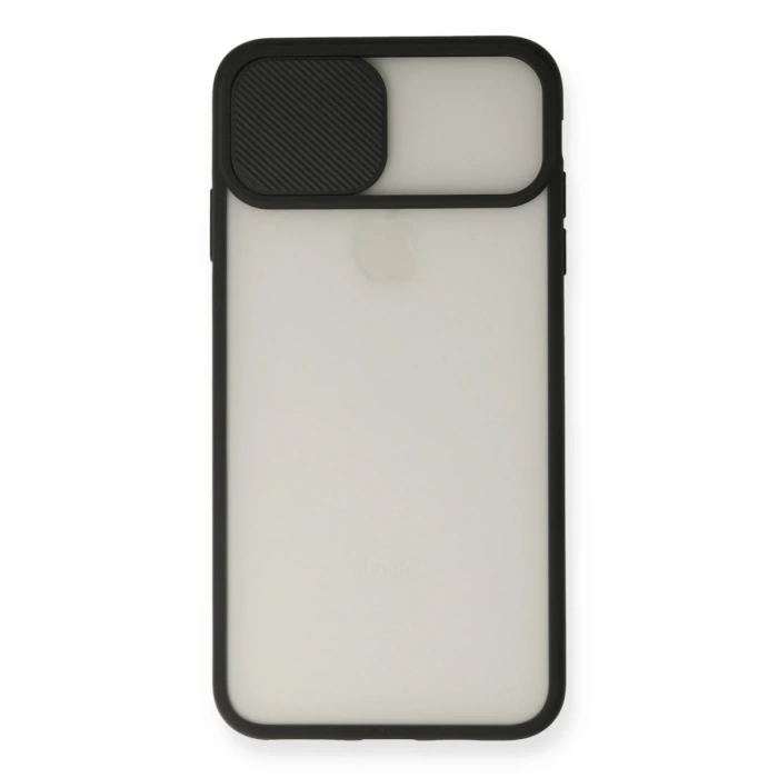 Newface iPhone X Kılıf Palm Buzlu Kamera Sürgülü Silikon