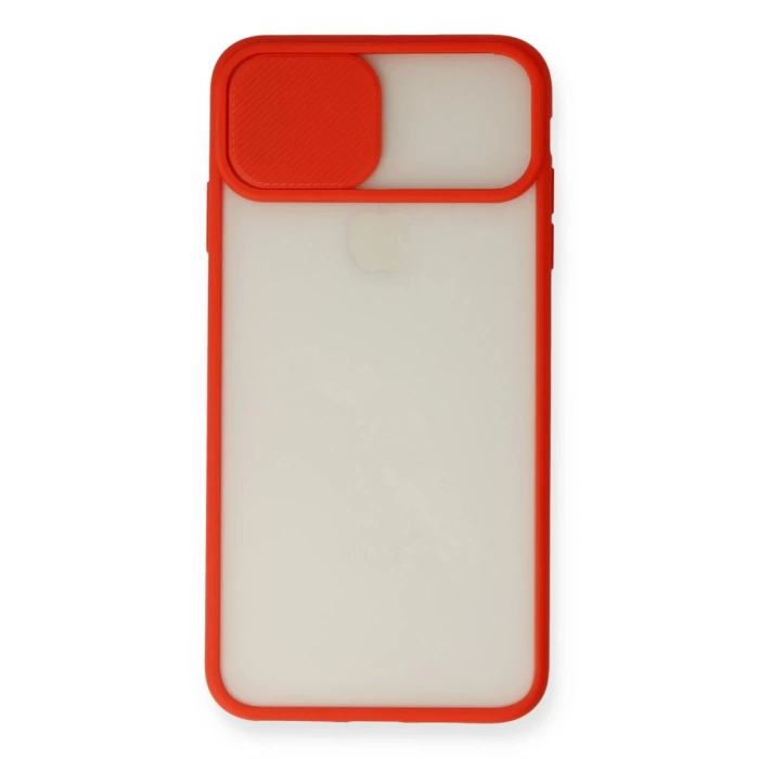 Newface iPhone X Kılıf Palm Buzlu Kamera Sürgülü Silikon