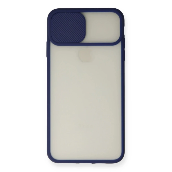 Newface iPhone X Kılıf Palm Buzlu Kamera Sürgülü Silikon