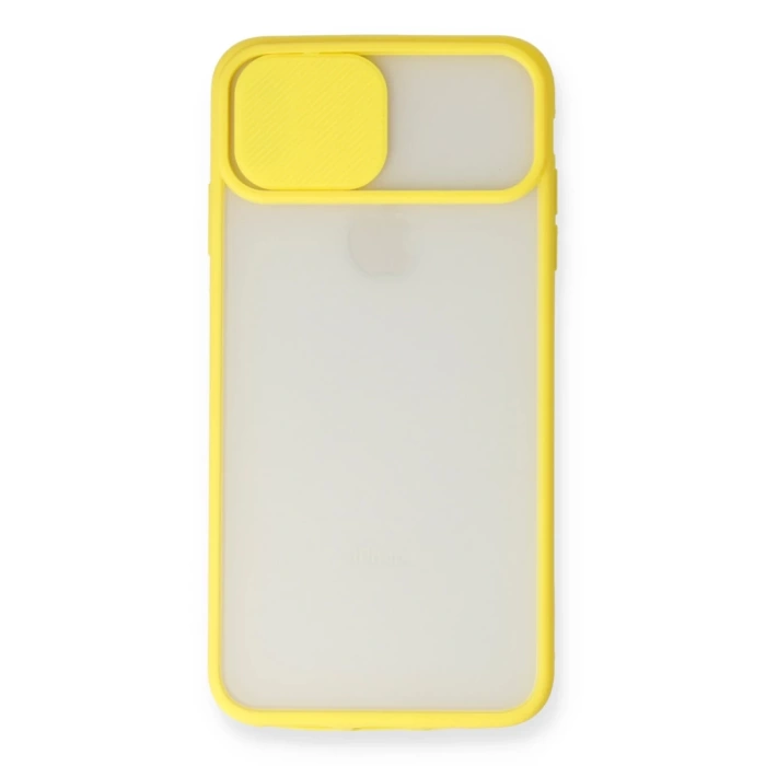 Newface iPhone X Kılıf Palm Buzlu Kamera Sürgülü Silikon