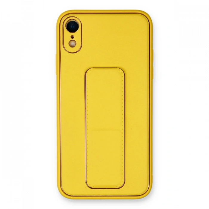 Newface iPhone XR Kılıf Coco Deri Standlı Kapak