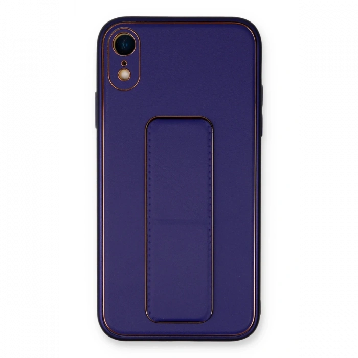 Newface iPhone XR Kılıf Coco Deri Standlı Kapak