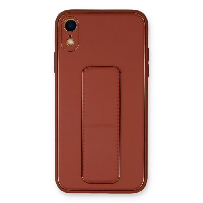Newface iPhone XR Kılıf Coco Deri Standlı Kapak