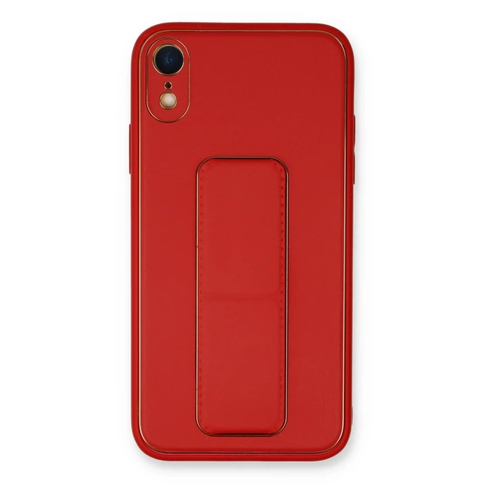 Newface iPhone XR Kılıf Coco Deri Standlı Kapak