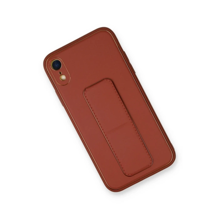 Newface iPhone XR Kılıf Coco Deri Standlı Kapak