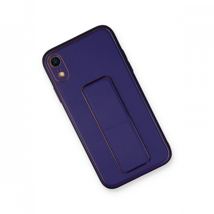 Newface iPhone XR Kılıf Coco Deri Standlı Kapak