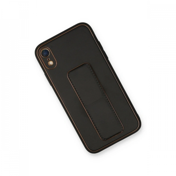 Newface iPhone XR Kılıf Coco Deri Standlı Kapak