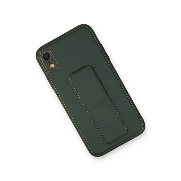 Newface iPhone XR Kılıf Coco Deri Standlı Kapak