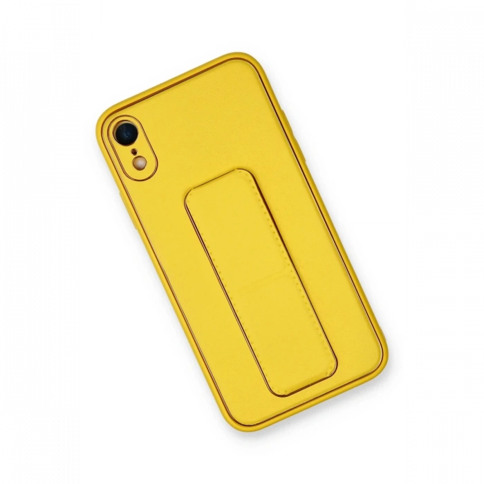 Newface iPhone XR Kılıf Coco Deri Standlı Kapak